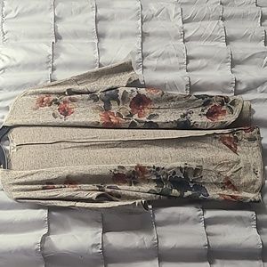 Womens floral cardigan
